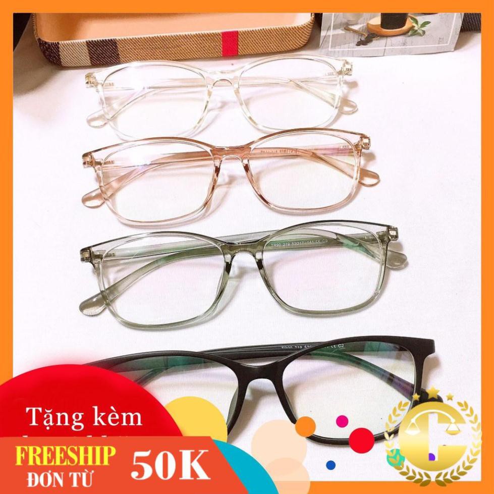 Kính cận 219 -gọng kính giả cận thời trang nhận cắt mắt cận viễn loạn