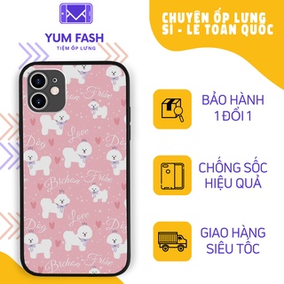 Ốp lưng điện thoai love bichon frise dog yumfash đủ dòng 6/7/8/plus/11/12/13/pro/max/x/xs-lak0019389