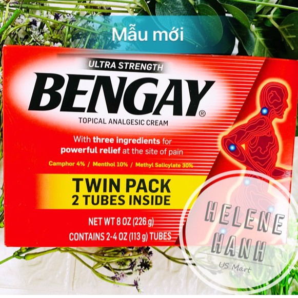 {Hàng Air} Kem Xoa Bóp Giảm Đau Bengay Ultra Strength 113g Của Mỹ
