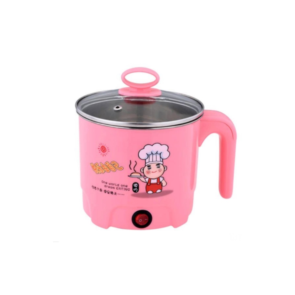 Nồi Lẩu Mini - Ca Nấu Mì Siêu Tốc Đa Năng Siêu Tiện Lợi 1.6L