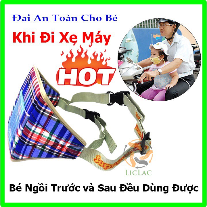 Dây Đai An Toàn Khi Đi Xe Máy Cho Bé Từ 1 Đến 8 Tuổi Dùng Được Cho Cả Bé Trai Và Bé Gái