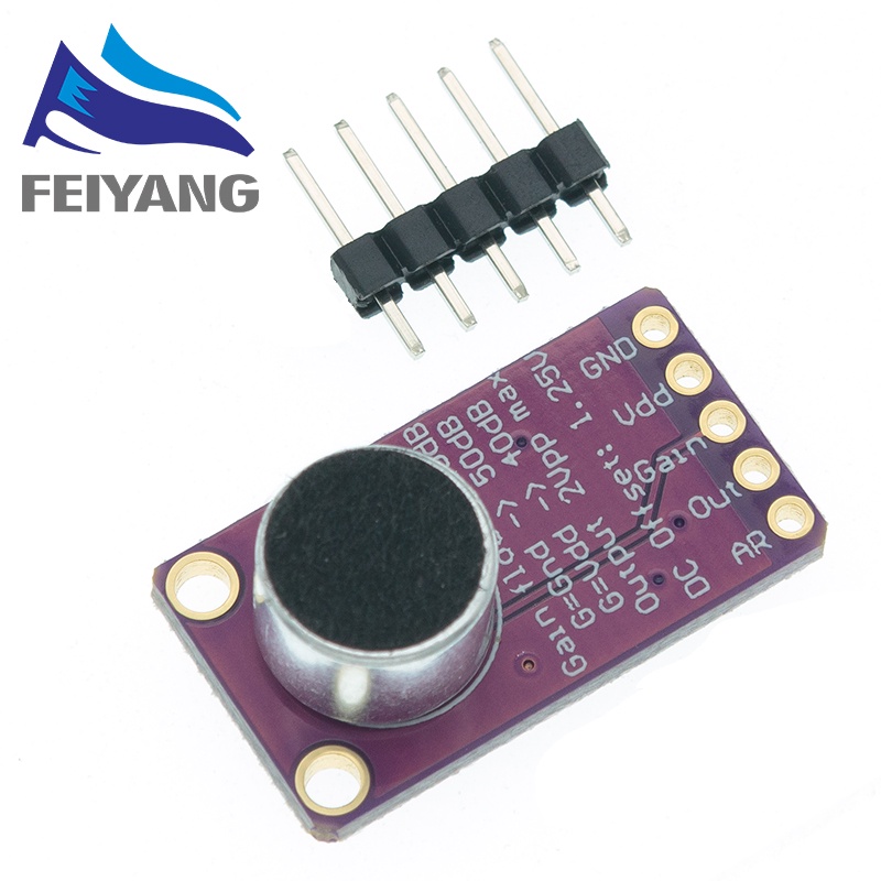 Bảng Mạch Khuếch Đại Âm Thanh MAX9814 AGC Cho Arduino MAX4466 PCB