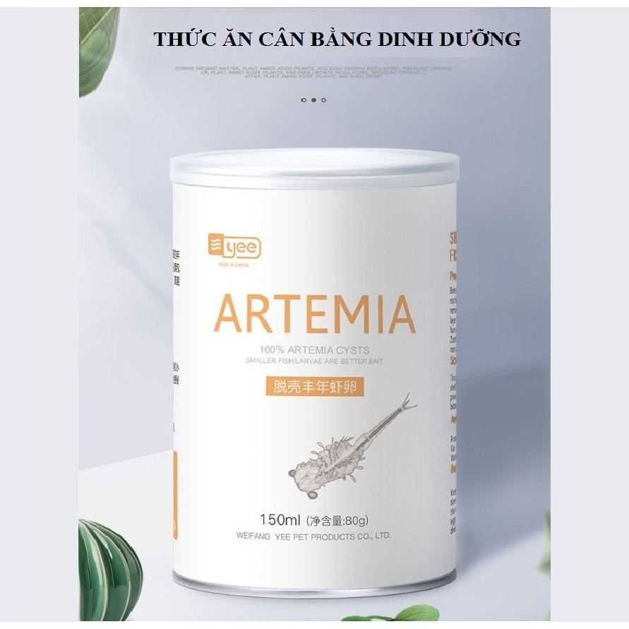 Artemia gold sấy khô đóng hộp bổ dưỡng dành cho cá nhỏ