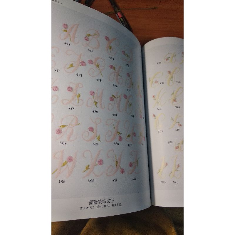 set hướng dẫn thêu 580 mẫu hoa