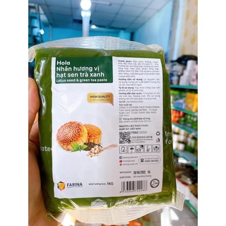 Nhân trung cao cấp FARINA: Hola hạt sen trà xanh 1kg