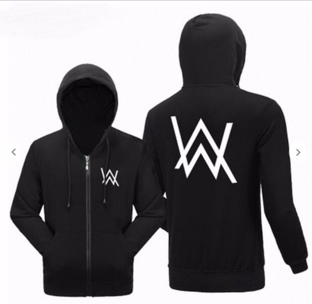 Áo khoác nỉ nam nữ in chữ Alan Walker