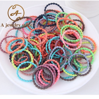 Set 50 dây thun buộc tóc xinh xắn dành cho bé gái