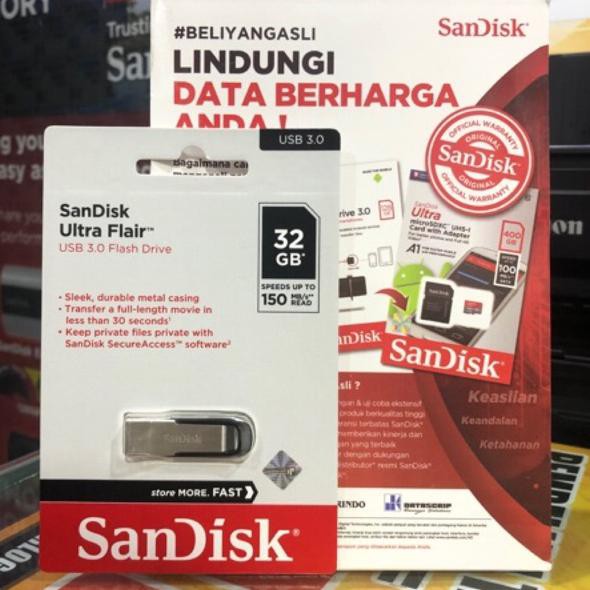 (Hàng Mới Về) Thẻ Nhớ Sandisk Ultra Flair Flashdisk (Cz73) 32gb