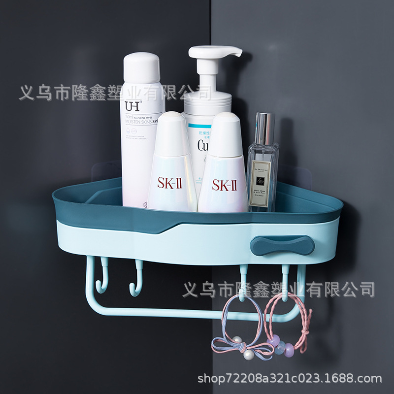 Kệ Đựng Đồ Dùng Hình Tam Giác Gắn Góc Tường Tiện Dụng Cho Nhà Bếp