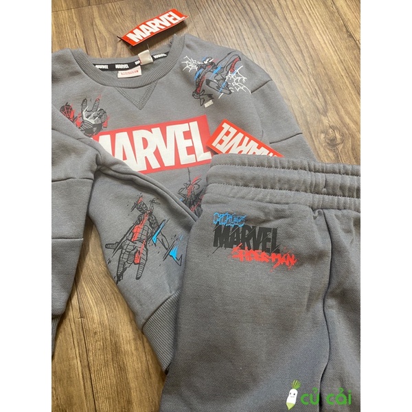 Bộ nỉ bé trai ghi Marvel B20