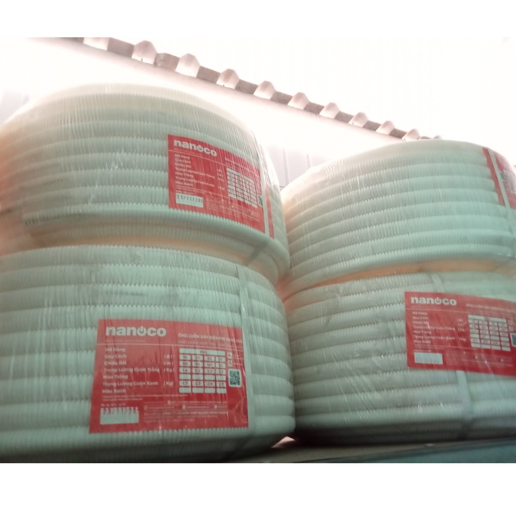 ống dây ruột gà 16, 20, 25 ống luồn dây điện