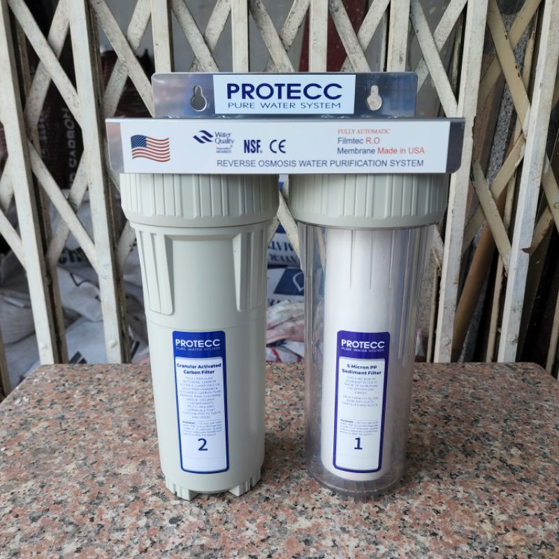 BỘ ĐÔI TAIWAN ⚡️ XẢ KHO ⚡️ 10 INCH 2 RON LỌC NƯỚC - BỘ LY ĐÔI LỌC NƯỚC , LỌC CẶN , RỬA RAU , NẤU ĂN - BỘ ĐÔI LỌC THÔ