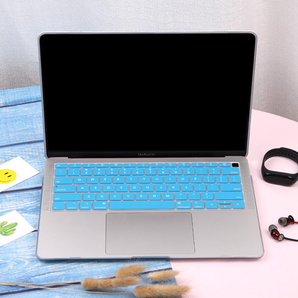 Vỏ bọc Laptop MacBook Air 13 11 Pro 13&quot; 15 12 Blue Gold thiết kế họa tiết độc đáo xinh xắn