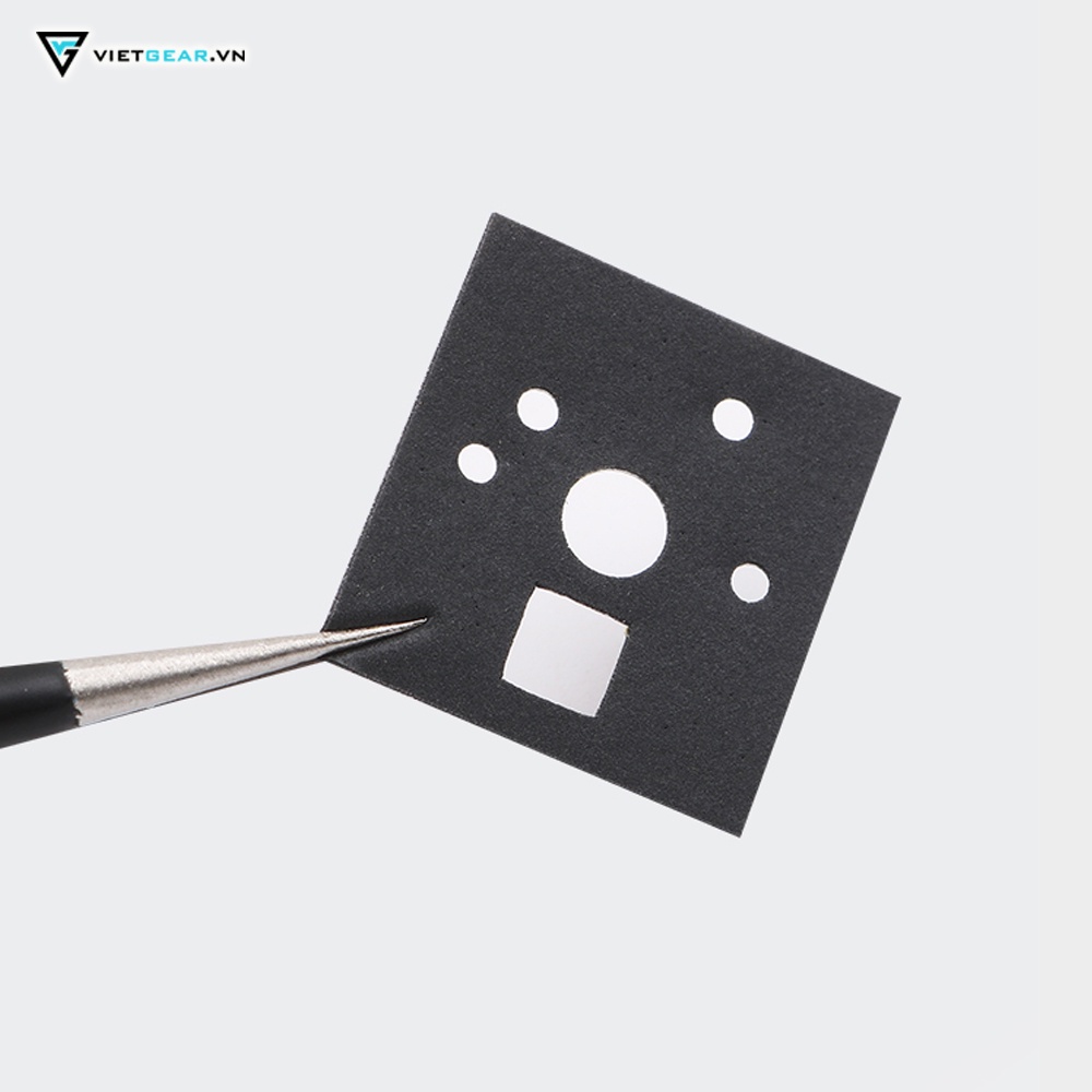Tấm tiêu âm switch foam Poron 15x16x0,5mm giúp âm thanh gọn gàng êm ái