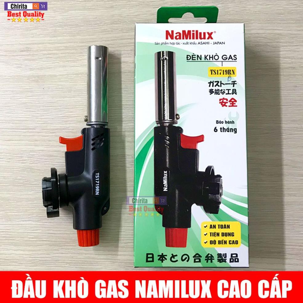 Đèn Khò Gas NAMILUX LOẠI 1 TS1719RN - Sử Dụng Cho Bình Gas Mini