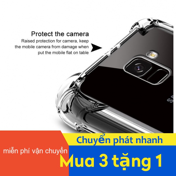 Ốp lưng silicone màu trong suốt chống sốc cho Samsung S7 S7edge Note S8 S9 S10 S10E S20 8 9 10 FE Ultra Lite Plus