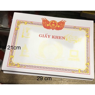 Phôi giấy khen A4(100 tờ/ túi)