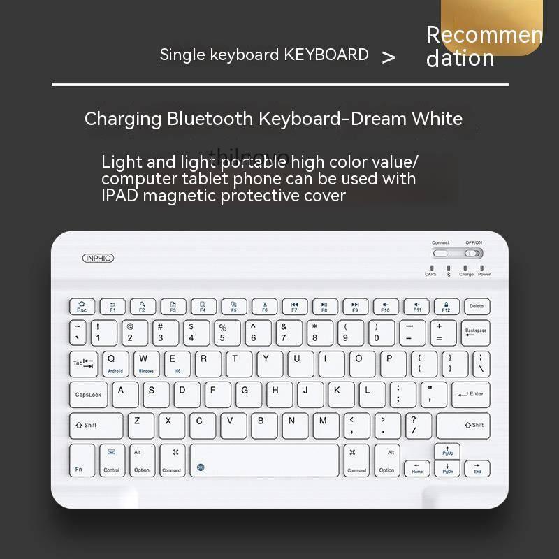 Bàn PhíM Không Dây bluetooth inphic V750 Cho laptop ipad tablet