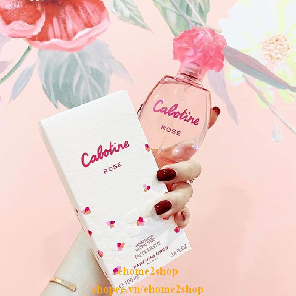 Nước Hoa Nữ 100Ml Gres Cabotine Rose, shopee.vn/ehome2shop.