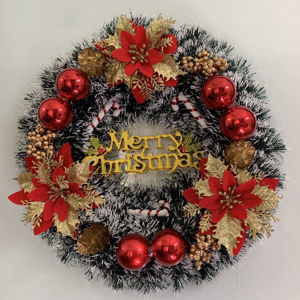 Vòng hoa Noel - Vòng Nguyệt Quế trang trí Noel