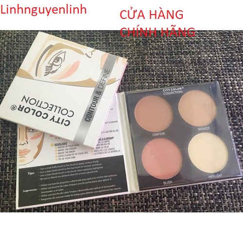 Bảng Tạo Khối 4 ô City Color Contour & Define Palette