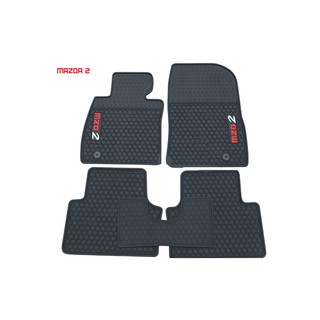 Thảm lót sàn cao su cho xe Mazda 2. Tặng củ sạc điện thoại