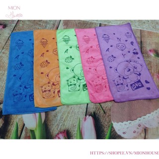 Khăn lau gương kính, khăn lau đa năng, lau tay, lau xe oto, siêu mềm mại, không sổ lông, không phai mầu.