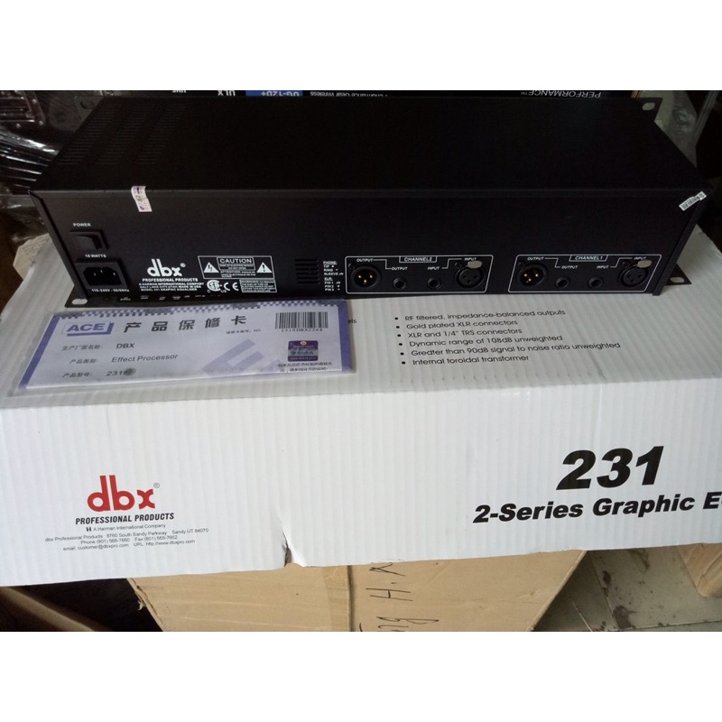 Lọc Xì EQualizer DBX 231 Lọc Âm Thanh Tuyệt Hay