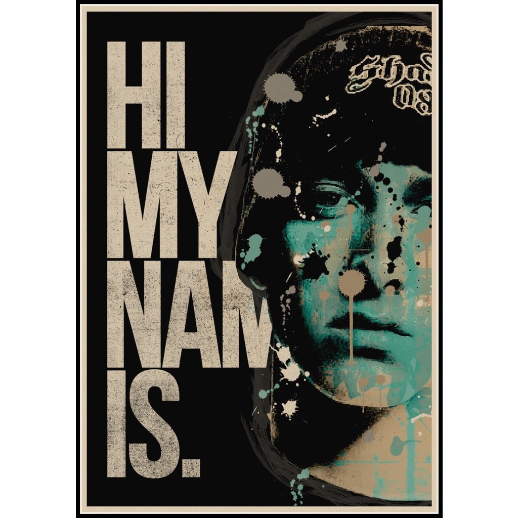 Áp Phích Dán Tường Trang Trí In Hình Ca Sĩ Rapper 8 Mile Kiểu Hip-Hop