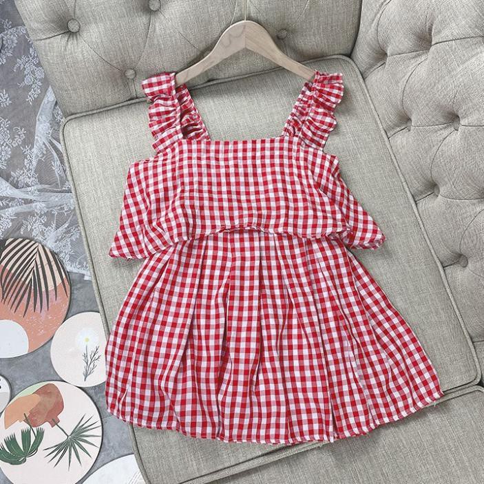 Set đồ nữ cá tính, set váy bộ đi chơi sang chảnh mùa hè đẹp 8A00044 THVVN | BigBuy360 - bigbuy360.vn