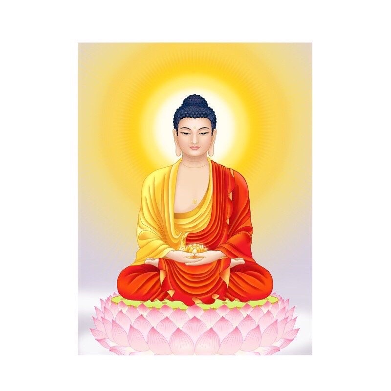 Tranh đính đá 5D tự làm hình Phật giáo nhiều mẫu tự chọn 30*40cm