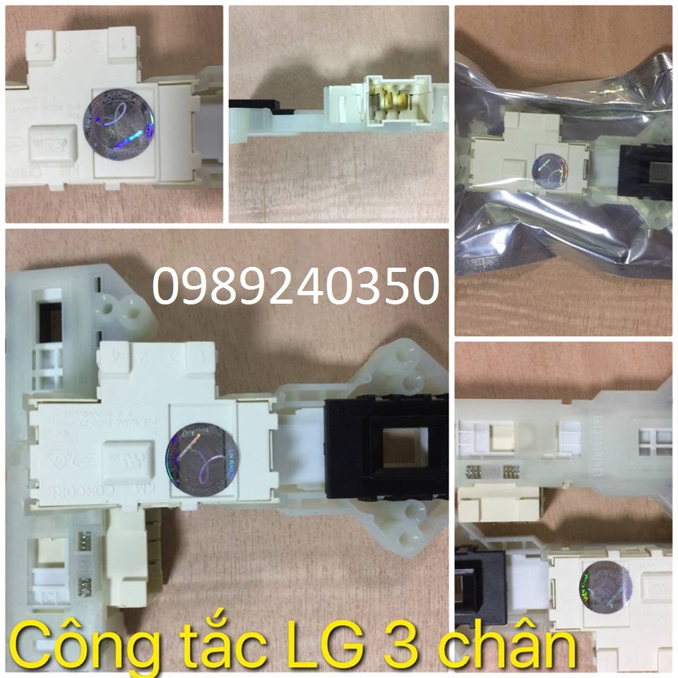 Công Tắc Khóa Cửa Máy Giặt LG 3 Chân