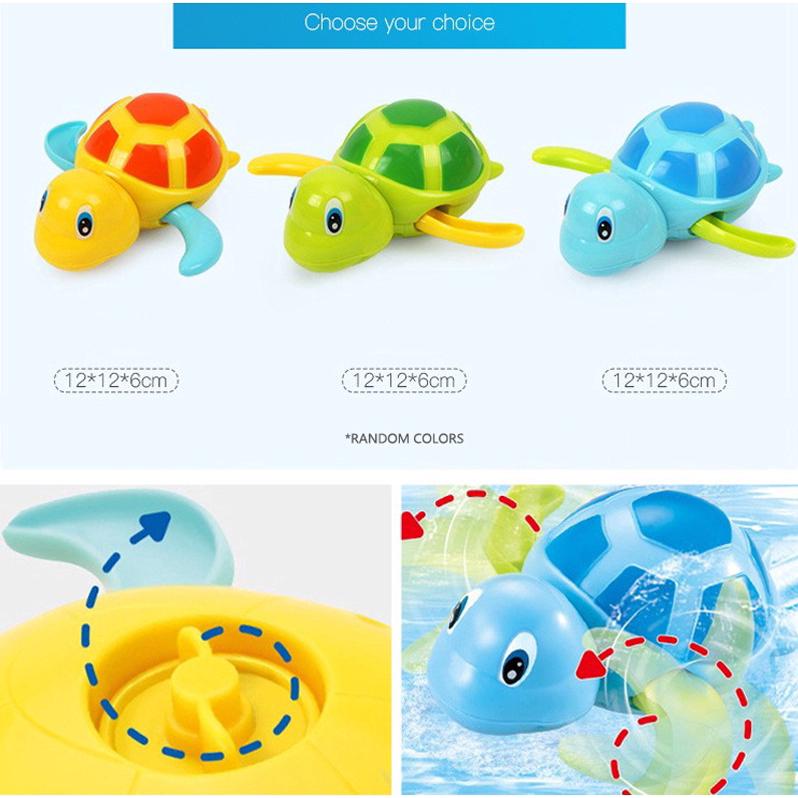 Đồ chơi rùa bơi lên dây cót cho bé