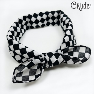 Khăn Bandana Retro Racing Checkerboard - Crude VN