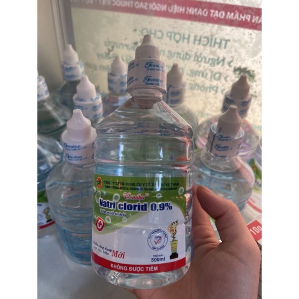 nước muối 0,9 500ml