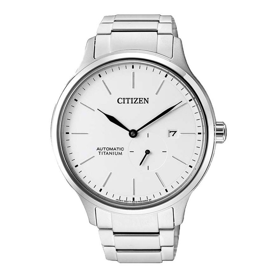 Đồng Hồ Citizen Nam Dây Titanium Máy Cơ-Automatic NJ0090-81A - Mặt Trắng (42mm)