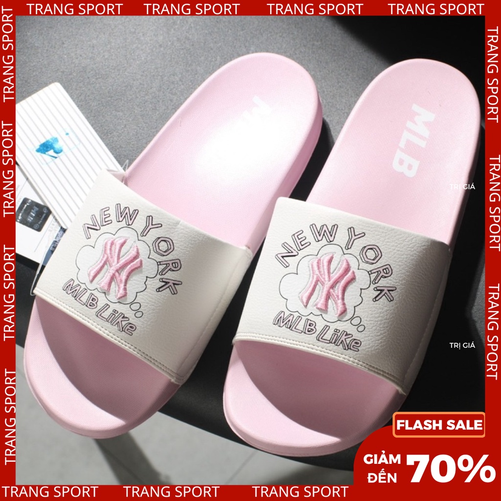Dép 𝗠𝗟𝗕 𝗡𝗬 hàn quốc thời trang giới trẻ tặng kèm hộp