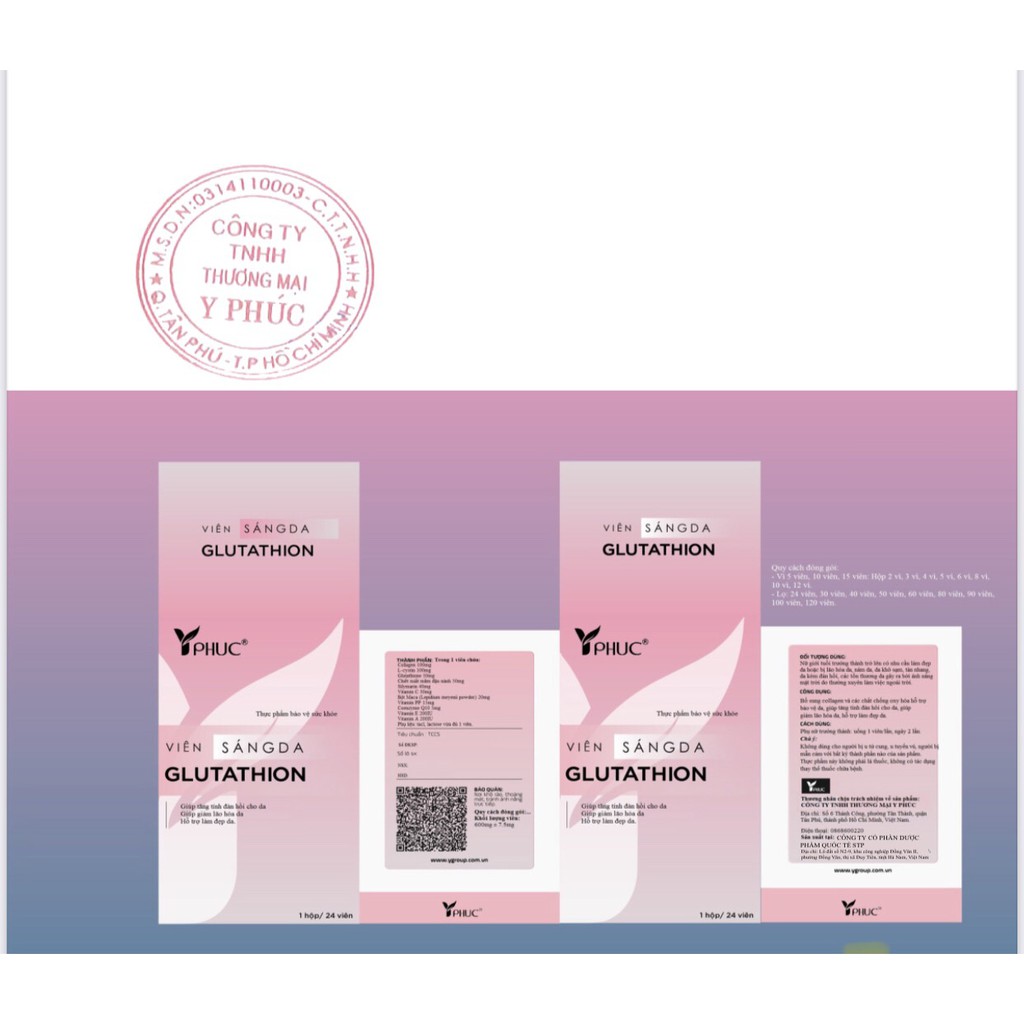 Viên Sáng Da Glutathion giúp làm tăng độ đàn hồi cho da, hỗ trợ làn da trắng sáng | BigBuy360 - bigbuy360.vn