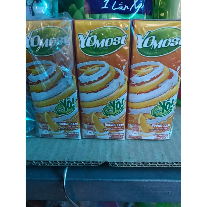 sữa yomost lốc 4 hộp 180ml