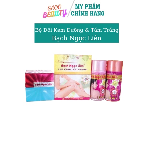 Bạch Ngọc Liên Bộ Đôi Tắm Trắng Và Dưỡng Trắng 2In1 Tại Nhà