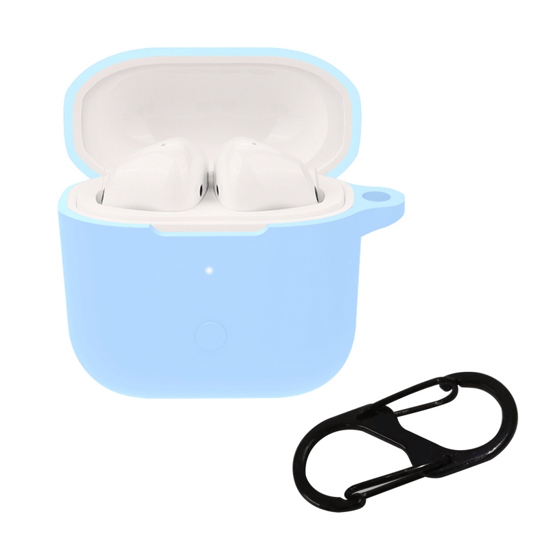 Vỏ bảo vệ hộp sạc tai nghe Redmi Buds 3 bằng silicone chống sốc chống thấm nước có thể giặt sạch
