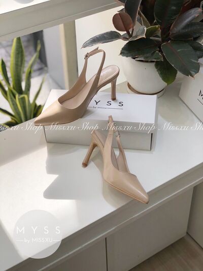 Giày nữ sling back 9 cm thời trang MYSS - CG181
