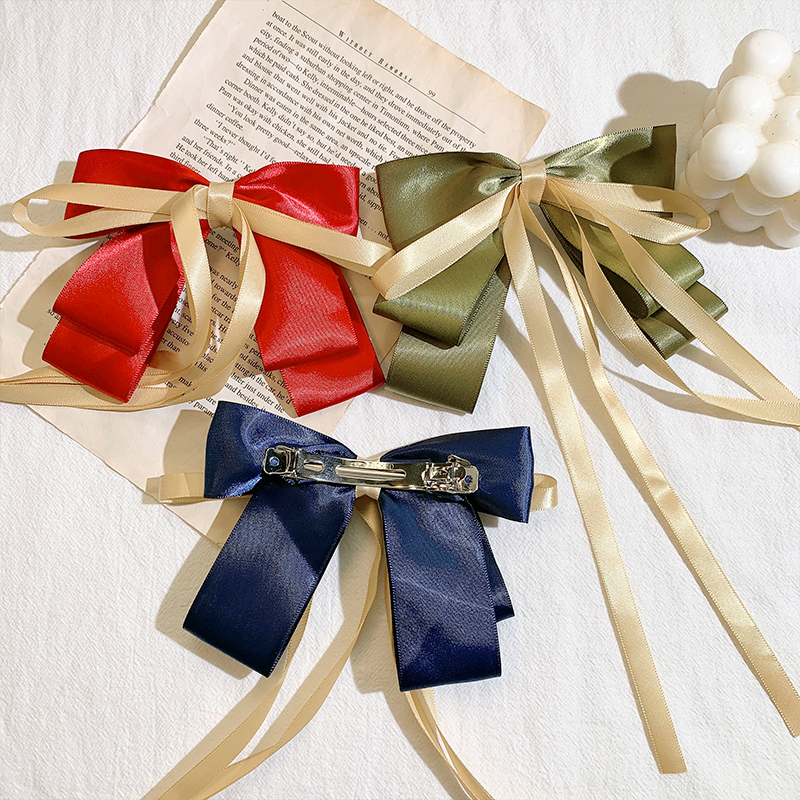 Kẹp tóc kiểu nơ ruy băng thời trang J20112708