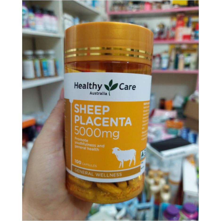 Nhau Thai Cừu [Úc] Sheep Placenta Healthy Care 5000mg - 100 viên