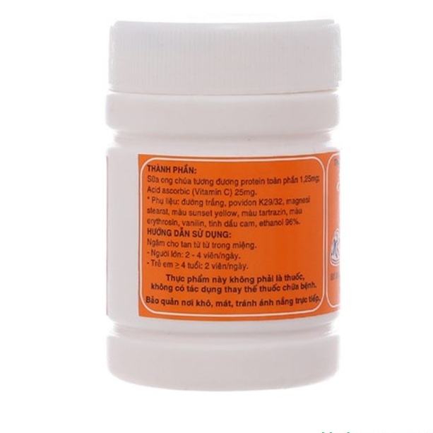 Kẹo sữa ong chúa vitamin C