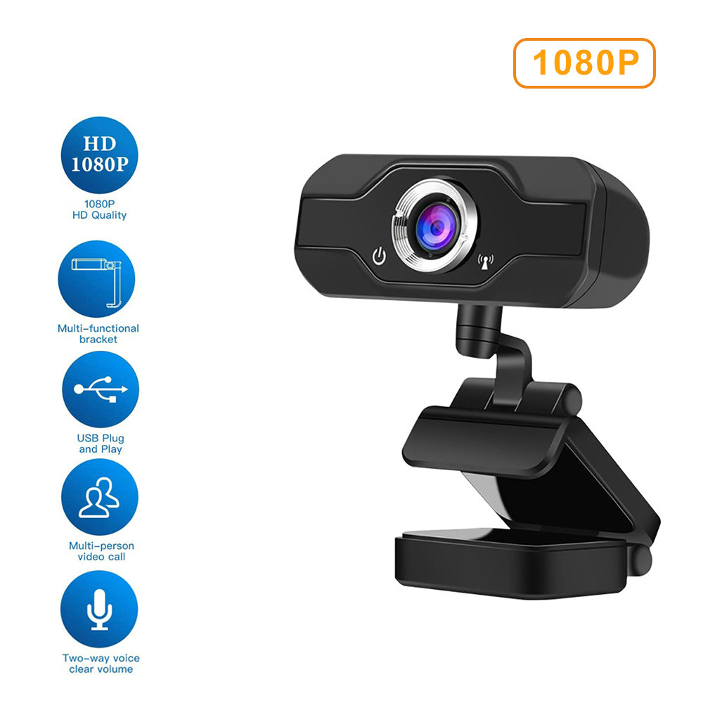 Webcam 1080p 60fps 4K kèm micro