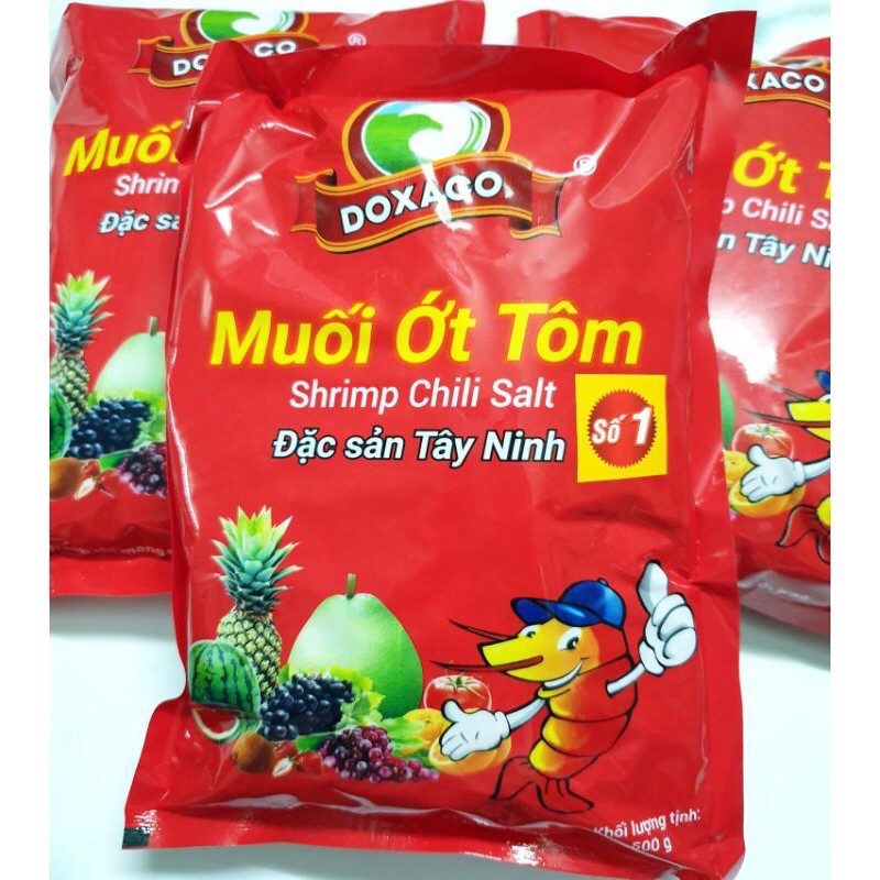 Muối ớt tôm số 1 Doxaco gói 250g/ 500g