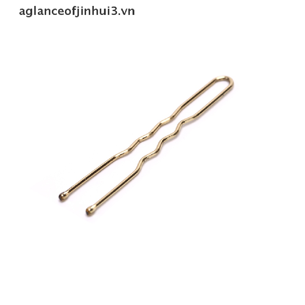 Set 20 Kẹp Tóc Kim Loại Hình Chữ U Cho Nữ