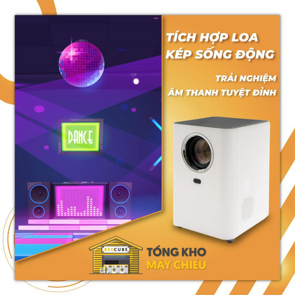 Máy chiếu mini, BeeCube Xtreme 4K chính hãng Hệ điều hành Android Full HD 1080 - Bảo Hành 12 Tháng