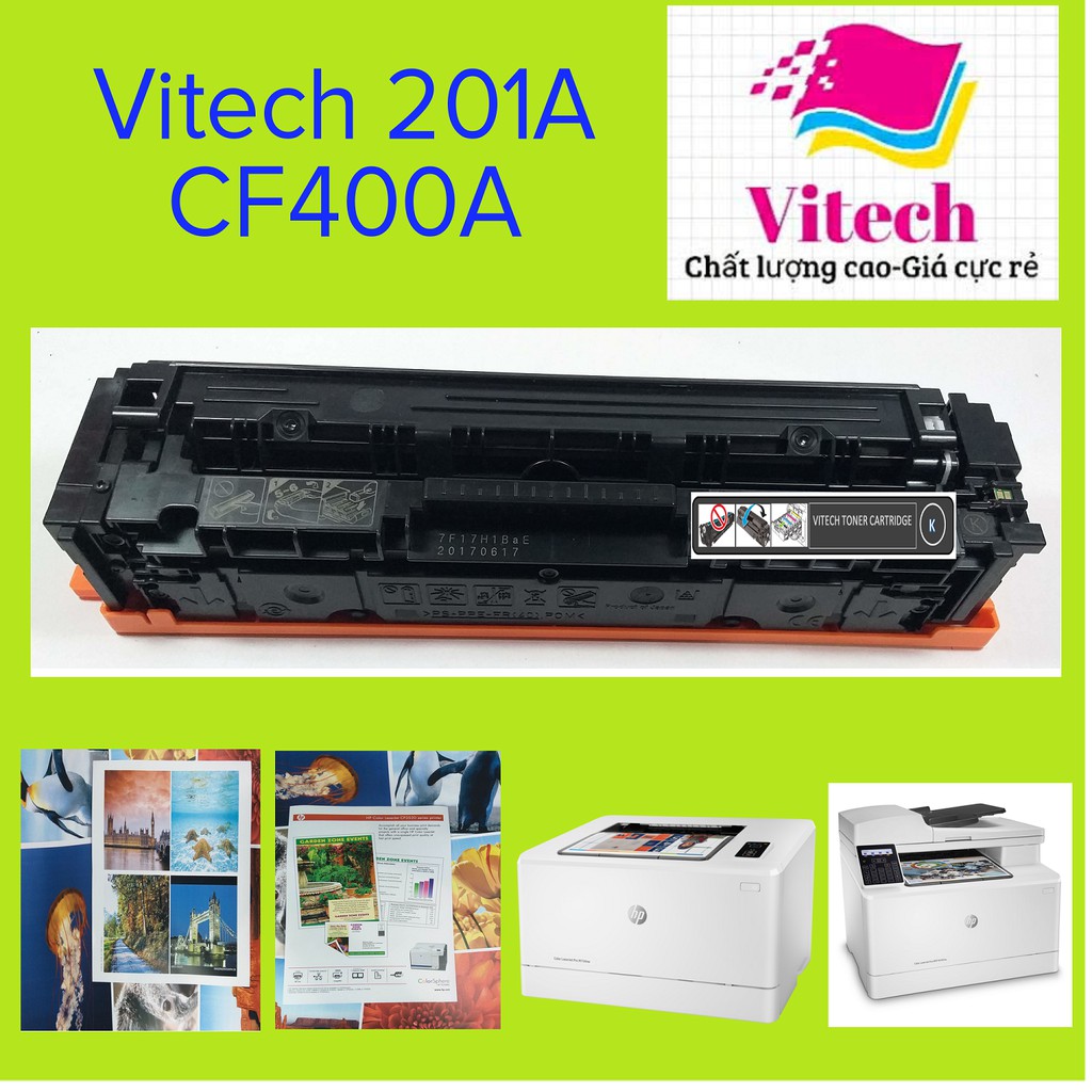 Hộp mực màu đen HP 201A CF400A- Hộp mực máy in HP Color LaserJet Pro M252dw, MFP M274n, MFP M277dw